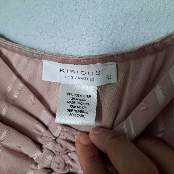 Kirious Champagne metallic blouse - Picture 4 of 8